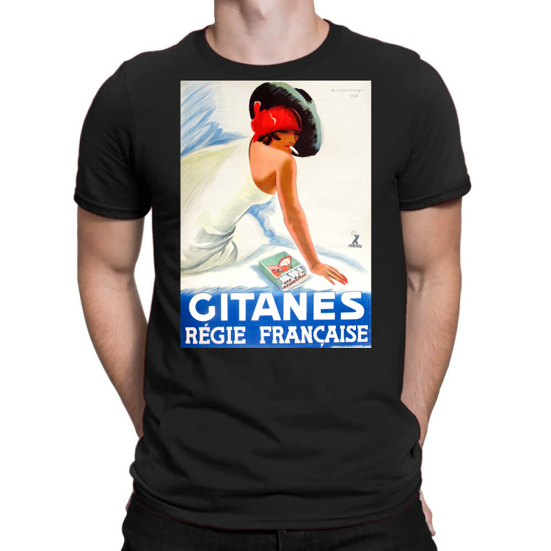 Vintage Cigarette Advertisement. France 1937. T-shirt | Artistshot