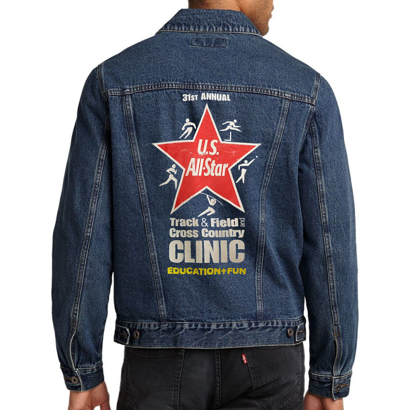 Vintage Clinic Education Star Men Denim Jacket | Artistshot