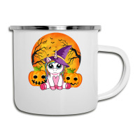 Cute Halloween Girls Witchy Unicorn Halloween Camper Cup | Artistshot