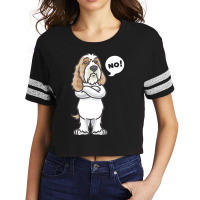 Petit Basset Griffon Venden T  Shirt Stubborn Petit Basset Griffon Ven Scorecard Crop Tee | Artistshot