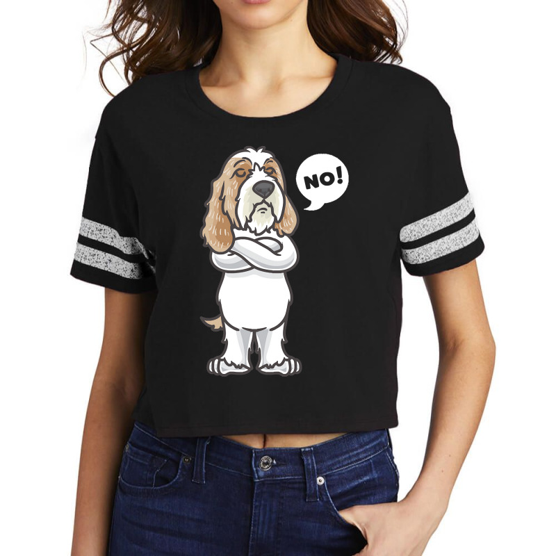 Petit Basset Griffon Venden T  Shirt Stubborn Petit Basset Griffon Ven Scorecard Crop Tee by rgibson131 | Artistshot