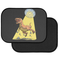 Alien Dinosaur Abduction Ufo T Rex Abducted By Ufo Spaceship Rear Car Mat | Artistshot