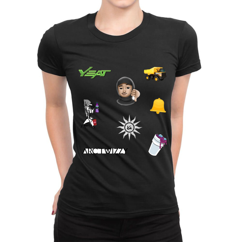 Yeat Fan Pack Arctwizzy Ladies Fitted T-Shirt by cm-arts | Artistshot