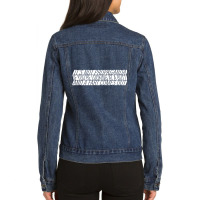 It's Not Propaganda Ladies Denim Jacket | Artistshot