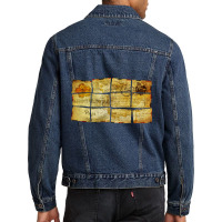 Vintage Envelope And Stamps Men Denim Jacket | Artistshot