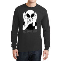 Cute Perfect Girl Space Alien Be Yourself True Self Long Sleeve Shirts | Artistshot