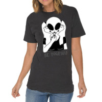 Cute Perfect Girl Space Alien Be Yourself True Self Vintage T-shirt | Artistshot