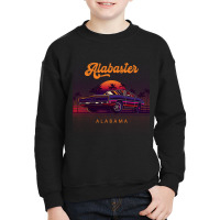 Alabaster Alabama Retro Vintage 80s 90s Muscle Cars Retrowave Aestheti Youth Sweatshirt | Artistshot