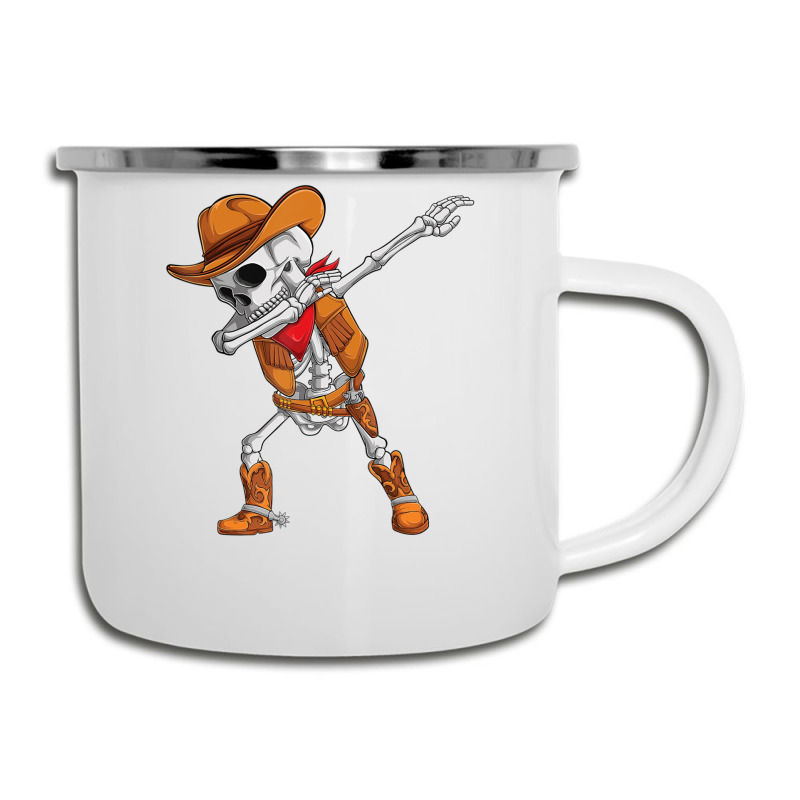 Dabbing Skeleton Cowboy Halloween Costume Kids Boys Men Dab Camper Cup | Artistshot