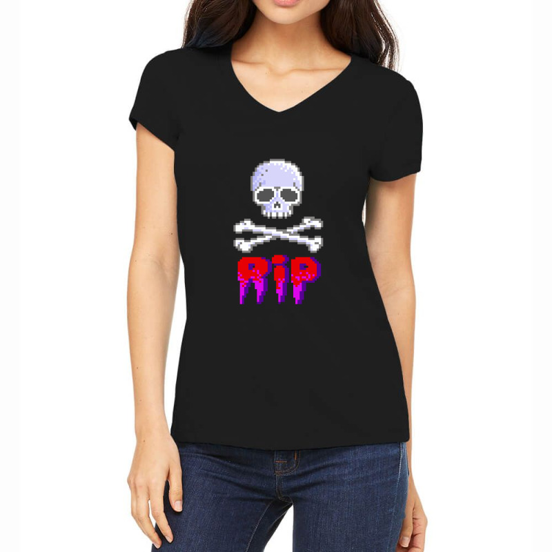 California Game Over Women's V-Neck T-Shirt by FrankJohnson | Artistshot