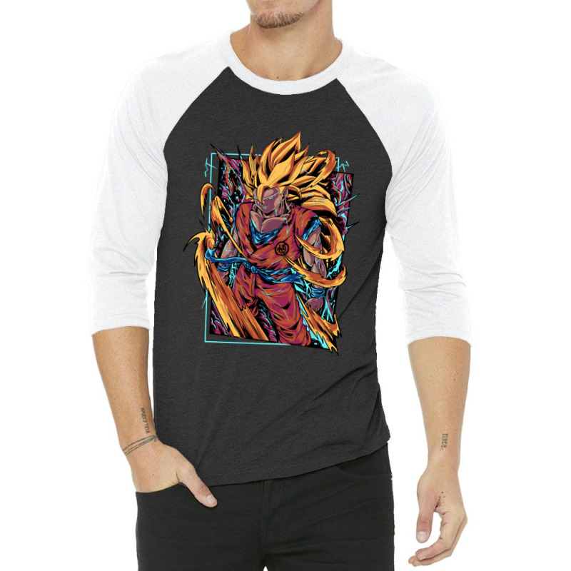 The Awakening Saiyan 3/4 Sleeve Shirt | Artistshot