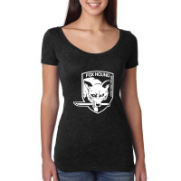 Metal Gear Solid White Women's Triblend Scoop T-shirt | Artistshot