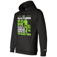 I'm A Slow Runner Turtle Marathon Running Run Champion Hoodie | Artistshot