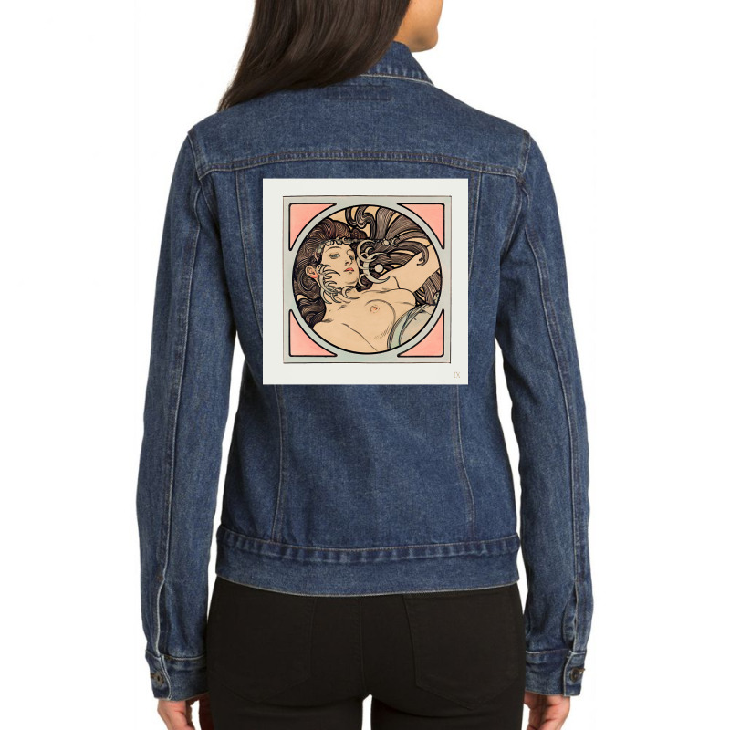 Vintage Female Ladies Denim Jacket by Kenlapnek62 | Artistshot