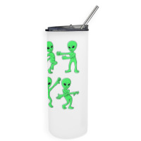 Dancing Aliens Dance Challenge Boys Girls Kids Halloween Skinny Tumbler | Artistshot