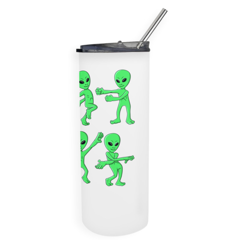 Dancing Aliens Dance Challenge Boys Girls Kids Halloween Skinny Tumbler | Artistshot