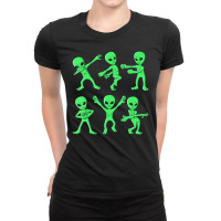 Dancing Aliens Dance Challenge Boys Girls Kids Halloween Ladies Fitted T-shirt | Artistshot