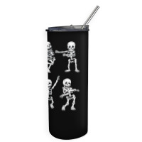 Dancing Skeletons Dance Challenge Boys Girl Kids Halloween Skinny Tumbler | Artistshot