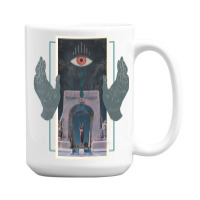 Dark Art Grunge Goth Occult Gothic Aesthetic Girl Horror 15 Oz Coffee Mug | Artistshot