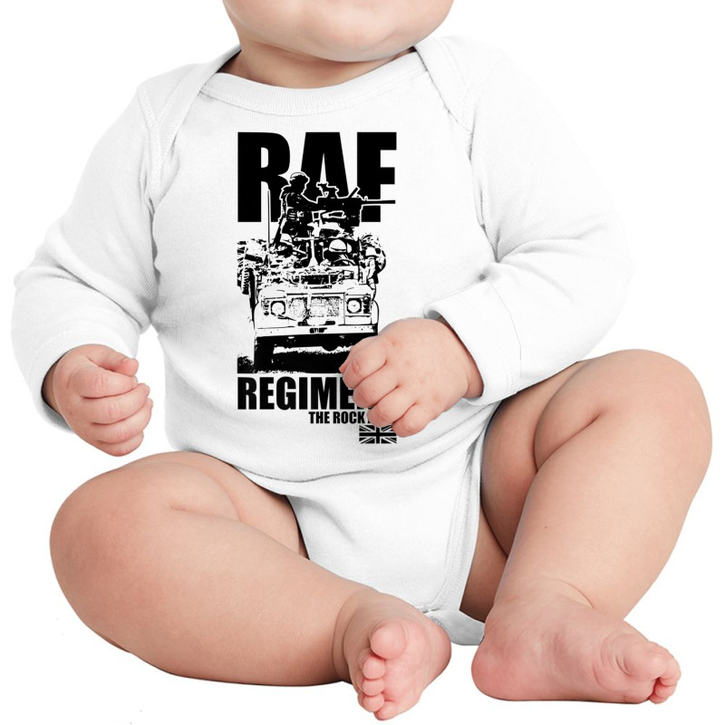 Raf Regiment Premium T Shirt Long Sleeve Baby Bodysuit by cm-arts | Artistshot