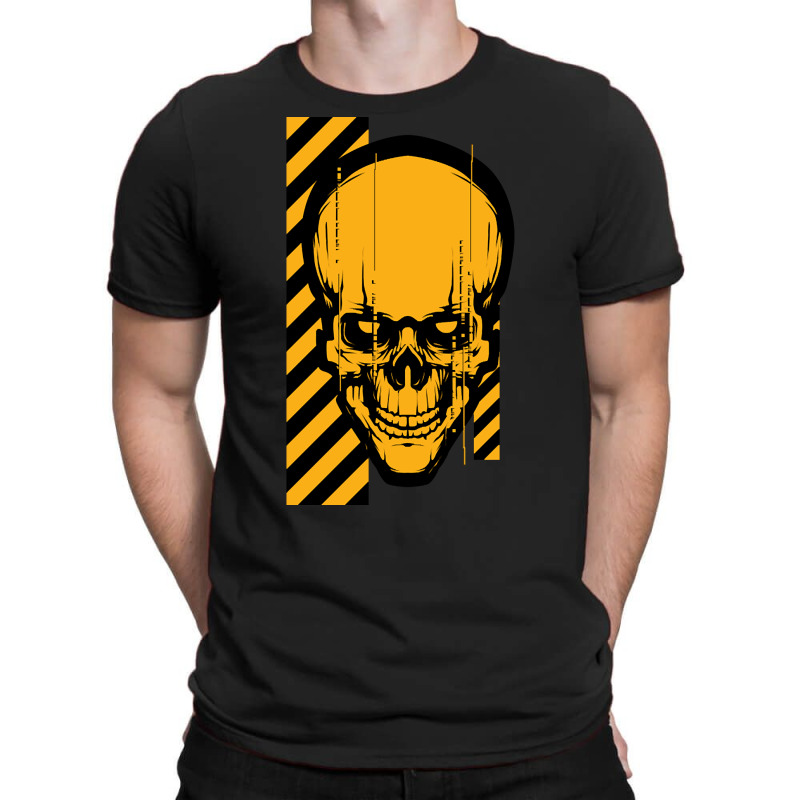 Warning Skull T-shirt | Artistshot