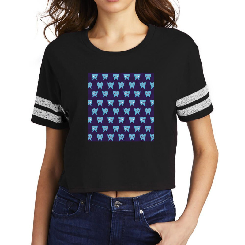 Classic Video Game Aliens Pattern Scorecard Crop Tee by RobertTaylor | Artistshot