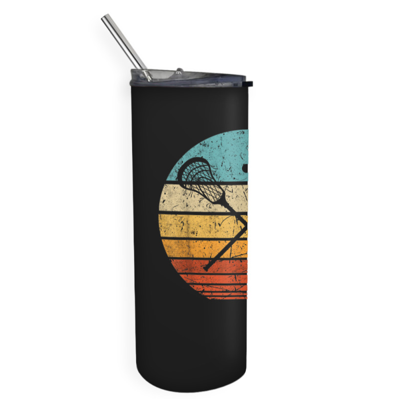 Lacrosse Vintage Retro Lacrosse Stick Sun Gift Skinny Tumbler | Artistshot