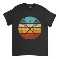 Lacrosse Vintage Retro Lacrosse Stick Sun Gift Classic T-shirt | Artistshot