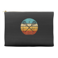 Lacrosse Vintage Retro Lacrosse Stick Sun Gift Accessory Pouches | Artistshot