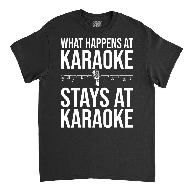 Karaoke Designs Women Singers Music Lovers Classic T-shirt by cm-arts | Artistshot