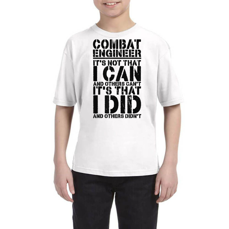 Combat Engineer Appreciation Combat Engineering T Shirt Youth Tee by cluniepfa | Artistshot