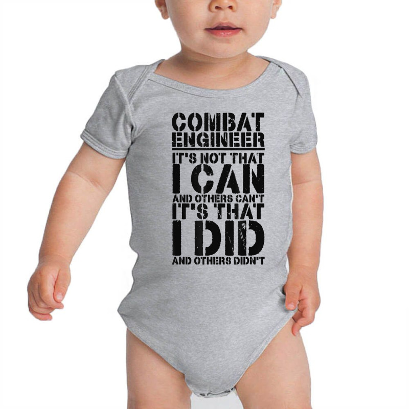 Combat Engineer Appreciation Combat Engineering T Shirt Baby Bodysuit by cluniepfa | Artistshot