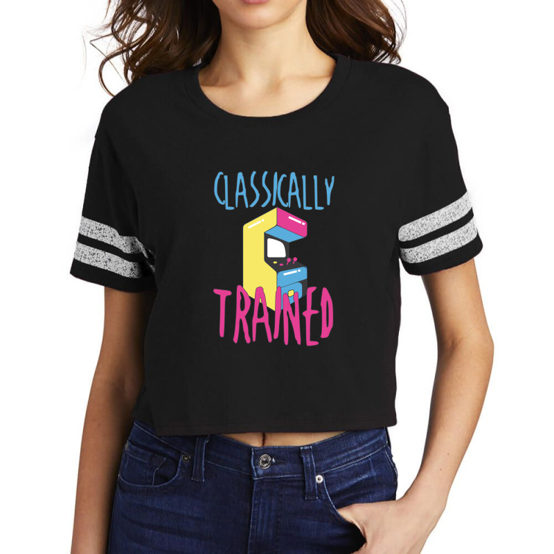 Classically Trained Arcade Game Video Game Gifts Scorecard Crop Tee by RobertTaylor | Artistshot