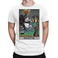 Death Tarot Card Headless Horseman Halloween Spooky Gothic T-shirt | Artistshot