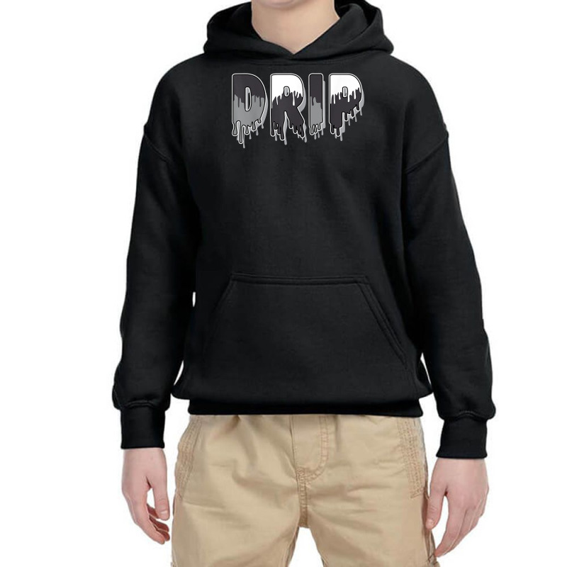 Drip Dripping Black Canvas 4s Matching T Shirt Youth Hoodie | Artistshot