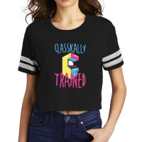 Classically Trained Arcade Game Video Game Gifts Scorecard Crop Tee | Artistshot