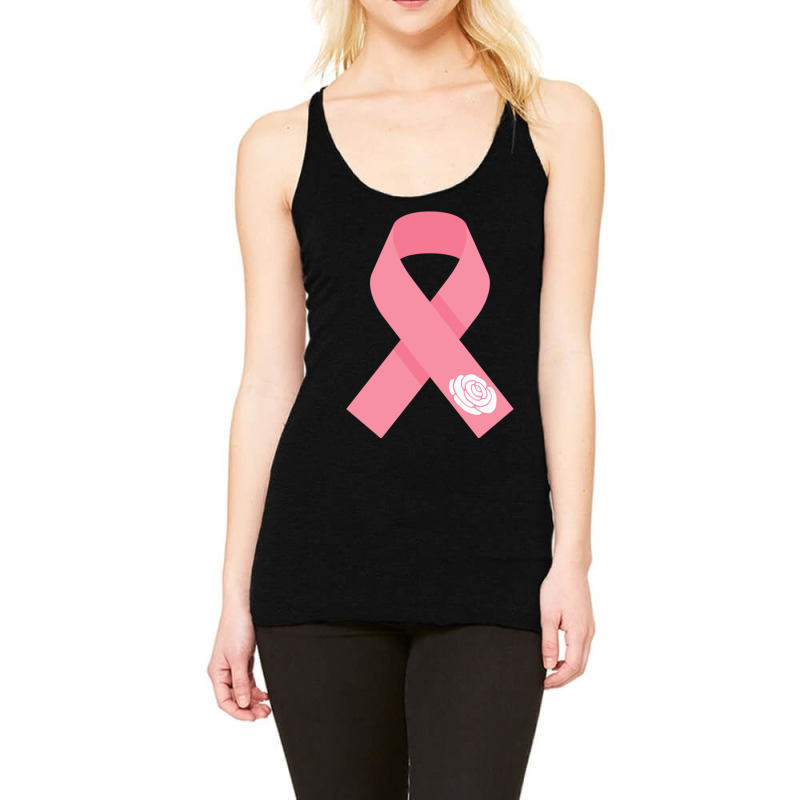 Kulay Rosas Ang Bukas Kay Leni Pink Ribbon Racerback Tank by cm-arts | Artistshot