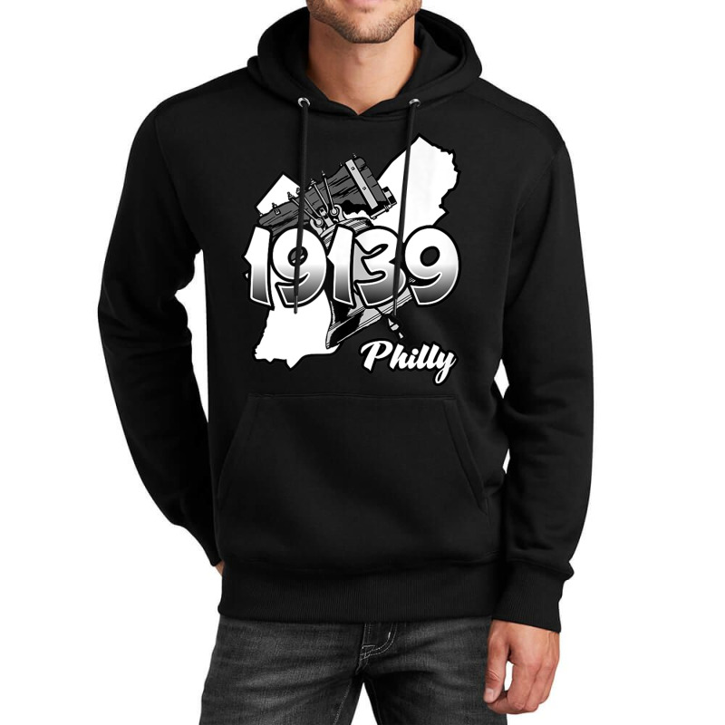 Philadelphia Silhouette With Zip Code 19139 And Liberty Bell Tank Top Unisex Hoodie | Artistshot