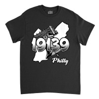 Philadelphia Silhouette With Zip Code 19139 And Liberty Bell Tank Top Classic T-shirt | Artistshot