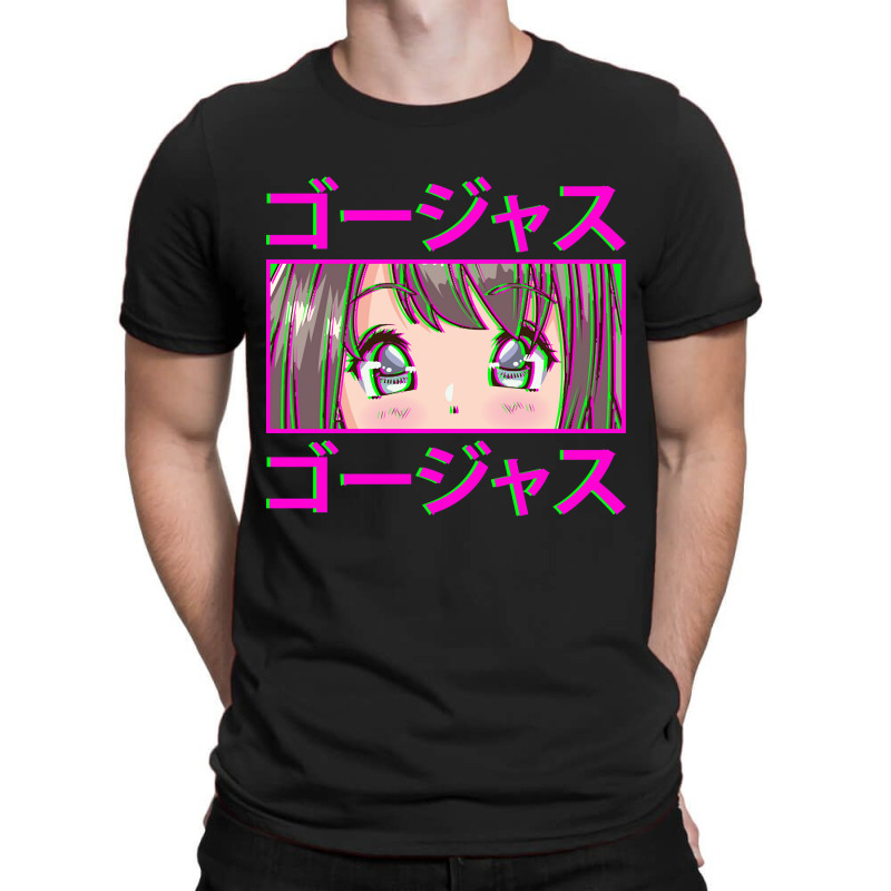 Anime Girl With Kanji Writing T-shirt | Artistshot