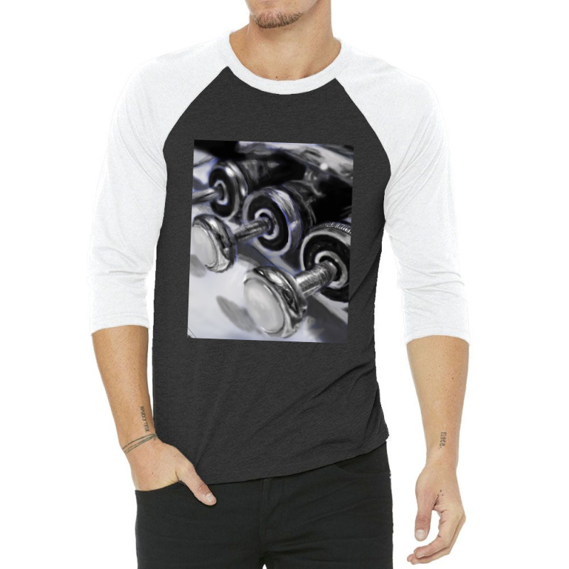 Trumpet Digital Painting 3/4 Sleeve Shirt | Artistshot