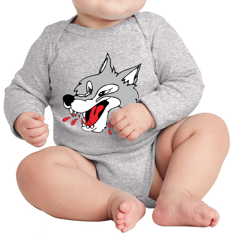 Sudbury Wolves Long Sleeve Baby Bodysuit by Aviezerfritiof | Artistshot