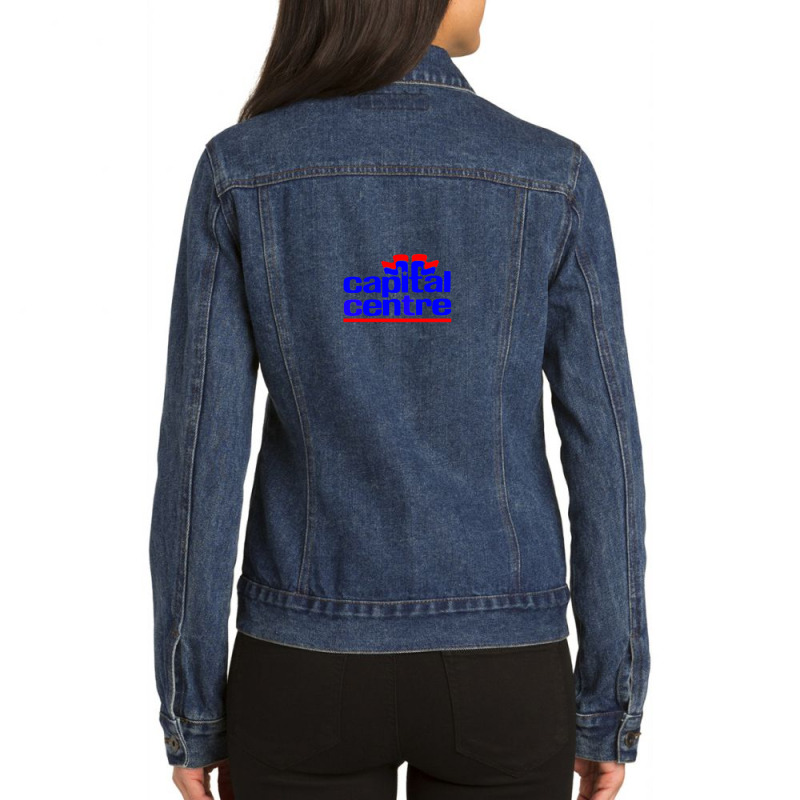 Capital Centre Ladies Denim Jacket by TinaJosey | Artistshot