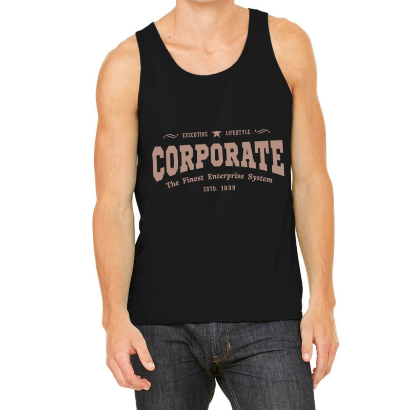 Vintage Global Corporate Career Typography Tank Top | Artistshot