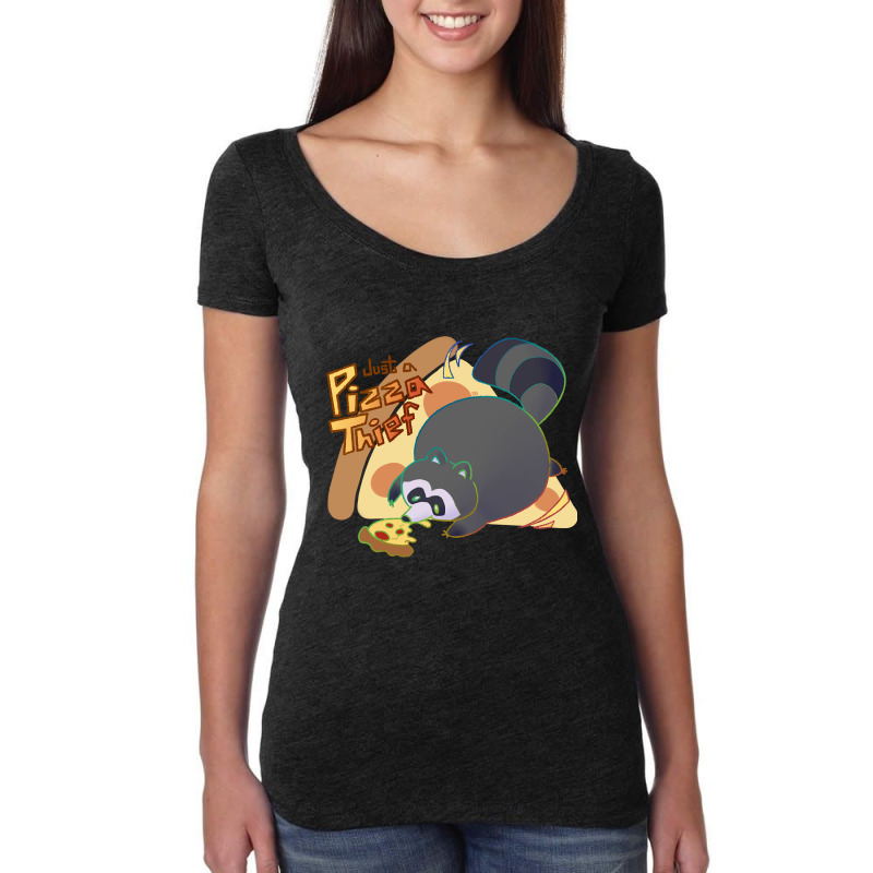 Just A Pizza Thief Women's Triblend Scoop T-shirt by Kenlofu52 | Artistshot