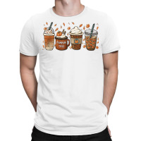 Halloween Coffee Pumpkin Latte Spice Coffee Love Fall Season T Shirt T-shirt | Artistshot