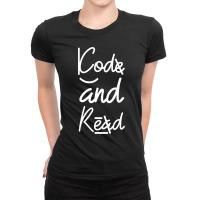 Code And Read Dyslexia Learning Disability Dyslexic Ladies Fitted T-shirt | Artistshot