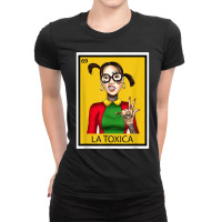 Mexican La Tóxica Lottery Card Funny Tattoos Girls Vintage Ladies Fitted T-shirt | Artistshot