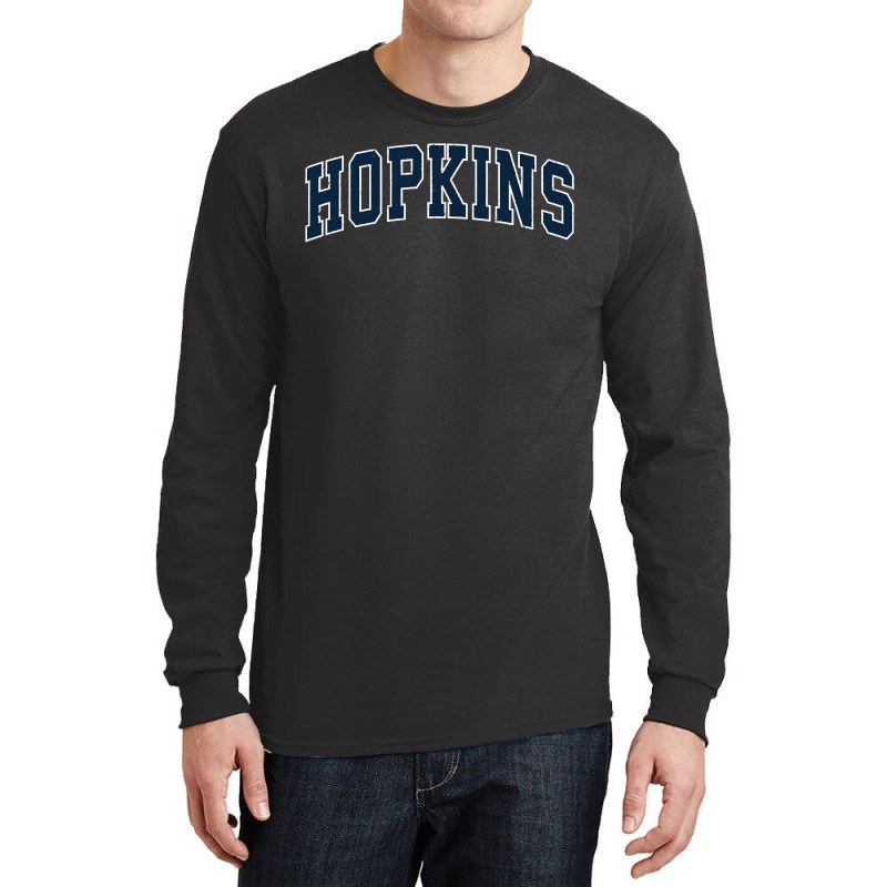 Hopkins Minnesota Mn Vintage Sports Design Navy Design Long Sleeve Shirts | Artistshot