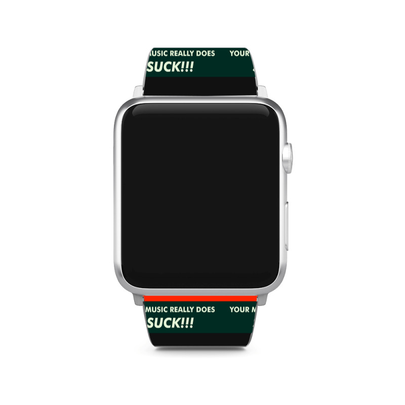 Music Suck Apple Watch Band | Artistshot